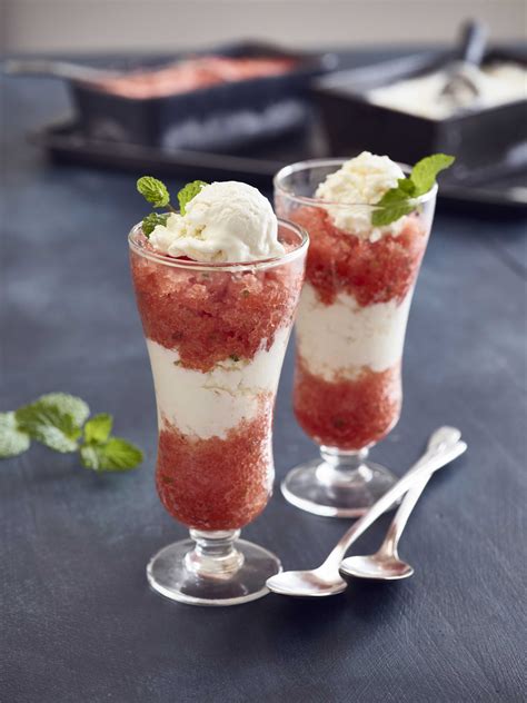 Lime Mint Watermelon Granita with Feta Ice Cream - Watermelon Board