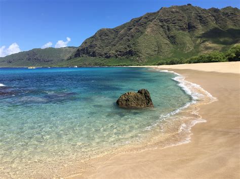 Mākua Beach 🏖️ O'ahu island, United States - detailed features, map, photos