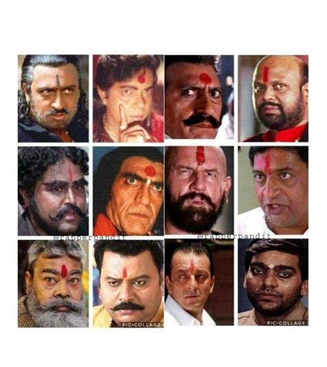 Some Bollywood villains over the years. How many Bollywood villains do ...