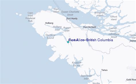 Port Alice, British Columbia Tide Station Location Guide