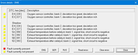 Oxygen Sensor/fuel system codes | E46 Fanatics Forum