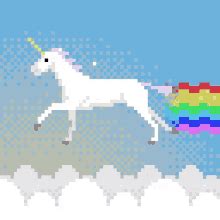 Unicorn Farting Rainbow GIFs | Tenor