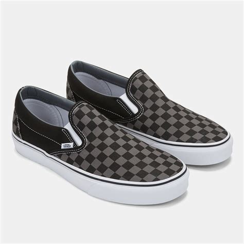 Shop Blue Vans Classic Slip-On Checkerboard Shoe for Unisex by Vans | SSS