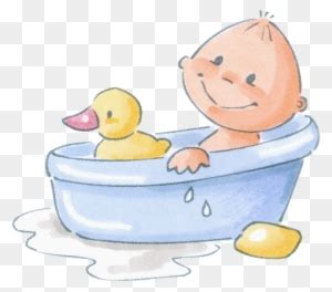 Clip Art - Kid - Bath Time - Bathing Clipart - Free Transparent PNG Clipart Images Download