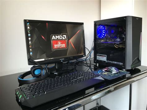 Ryzen 5 2600 3.40ghz gaming PC with HyperX DDR4, SSD, RX570, 22” Lcd | Price Performance PC