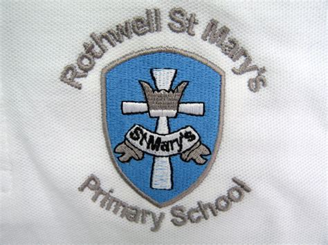 Rothwell St Mary's White Polo Shirt - Graham Briggs School Outfitters