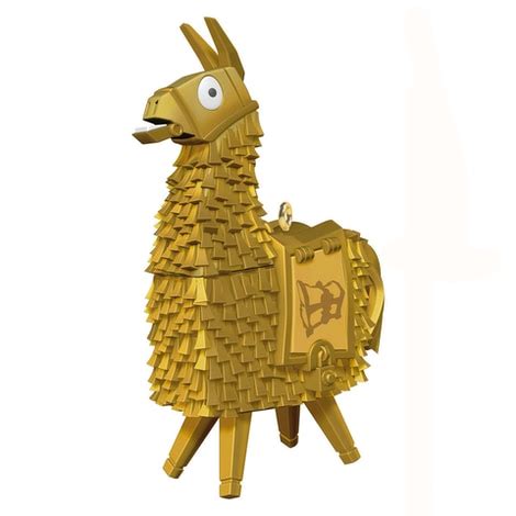 2022 Golden Loot Llama, Fortnite | QXI7493 | Hallmark Ornaments .com