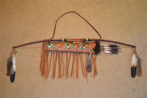 Native American Bows Arrows Quivers Sets Decorative Indian Art