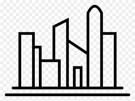 Clipart - City Clipart Black And White - FlyClipart