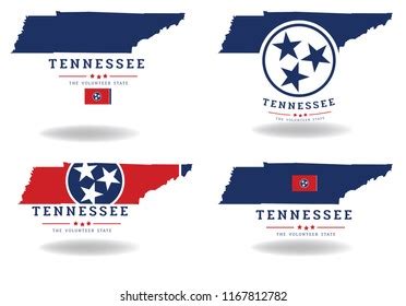 Tennessee flag.eps Royalty Free Stock SVG Vector