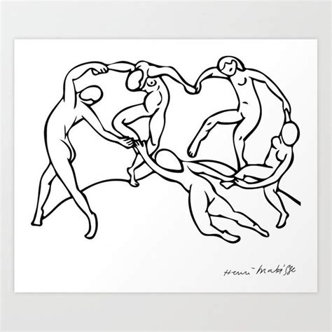 Henri Matisse The Dance and Music Line Artwork Hermitage Sketch For ...