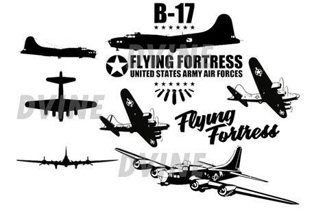 Flying Fortress B-17 B17 Boeing WW2 Never Forget Aircraft - Etsy