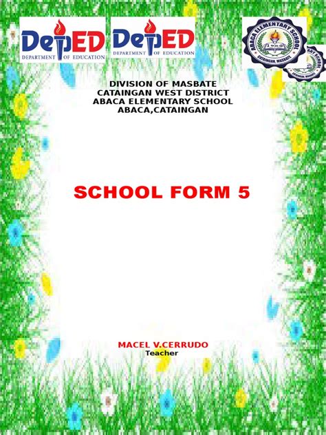 Labels and Front Cover Pages For School Reports (Editable)