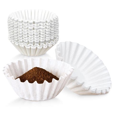 [500 Pack] Coffee Filters 12 Cups Size - White Bunn 20115 Decanter Style Brewer - Large ...