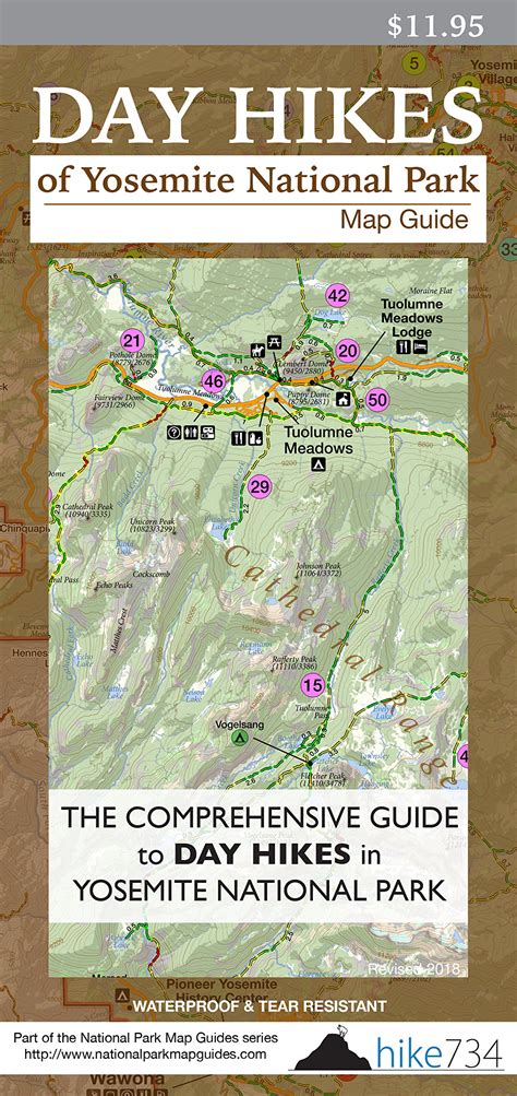 Map Yosemite National Park - North Carolina Map