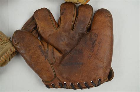 Lot Detail - Collection of 4 Vintage Baseball Gloves w/Bob Gibson