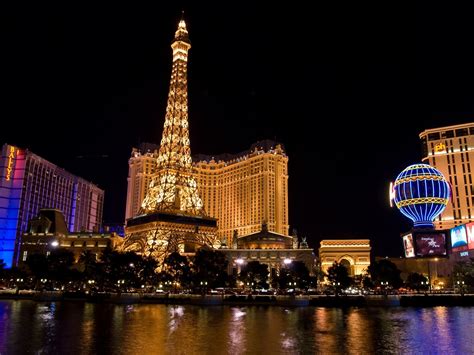 paris, Night, Las, Vegas Wallpapers HD / Desktop and Mobile Backgrounds