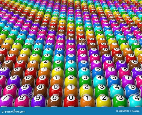 Lottery Balls Stock Illustration - Image: 58265982