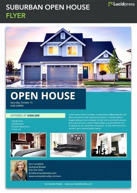Real Estate Flyer Template Word Unique House for Sale Flyer House for Sale Flyer Template Free ...