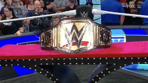 New Undisputed WWE Universal Title Revealed On SmackDown