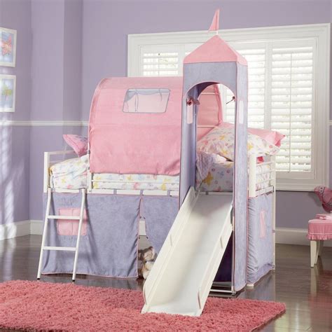 A bed with a slide?? Now what kid wouldn't want that? | My new room, Claras