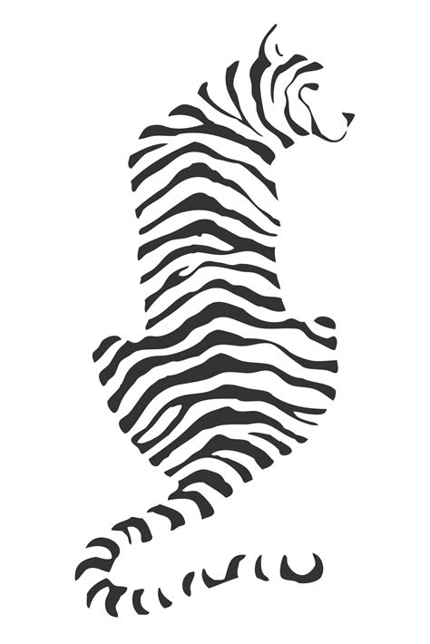 Tiger Stripes Illustration Clipart Free Stock Photo - Public Domain Pictures