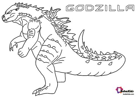 Godzilla Ausmalbilder - Malvorlagen