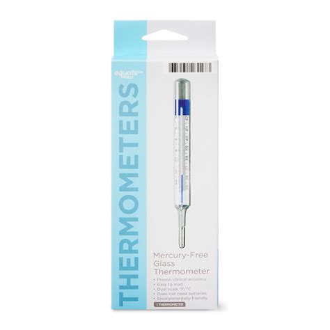 Equate Mercury-Free Glass Thermometer - Walmart.com - Walmart.com