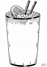 Glass Of Ice Cold Drink coloring page  Free Printable Coloring Pages sketch template
