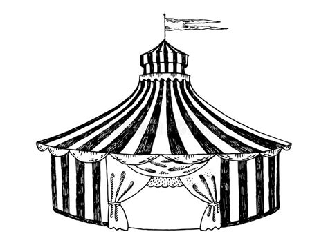 Circus Tent Sketch at PaintingValley.com | Explore collection of Circus Tent Sketch