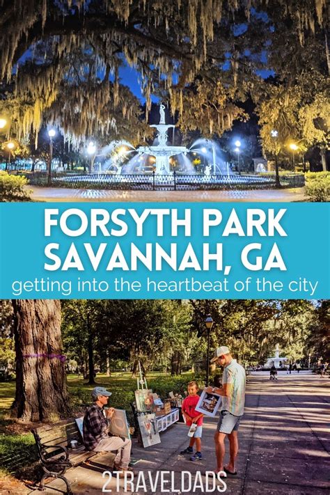 Guide to Forsyth Park Savannah Georgia Pin 1 - 2TravelDads