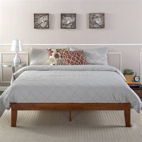 Zinus Wen 12" Wood Platform Bed Frame, Cherry, Twin - Walmart.com - Walmart.com