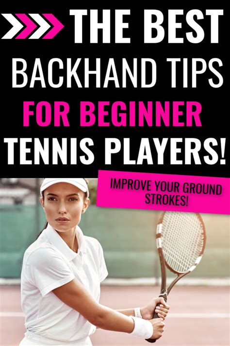 Backhand Tips for Beginners | Beginner tennis, Tennis, Tennis workout