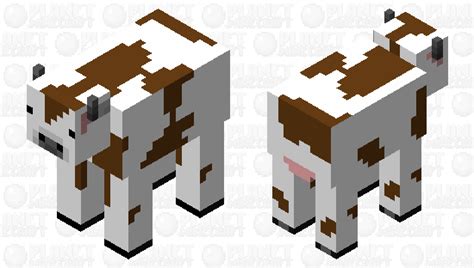 Cute cow Minecraft Mob Skin