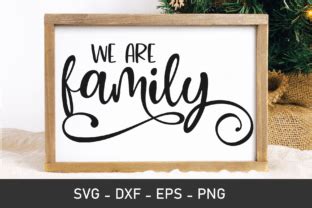 We Are Family Svg, Family Svg, Png File Graphic by Chamsae Studio · Creative Fabrica