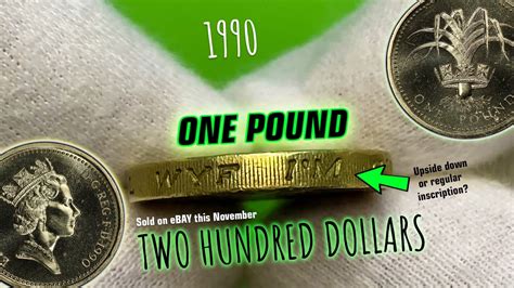 One Pound Coin Found - See How Much It's Worth on eBay! - YouTube