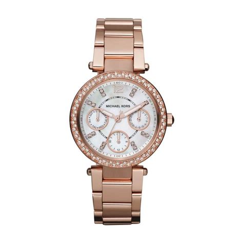 Michael Kors Ladies Rose Gold Mini Parker MK5616 - Womens Watches from The Watch Corp UK