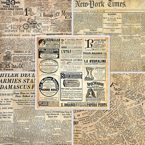 Retro Newspapers, antique old vintage worn classic news paper background digital newspaper ...