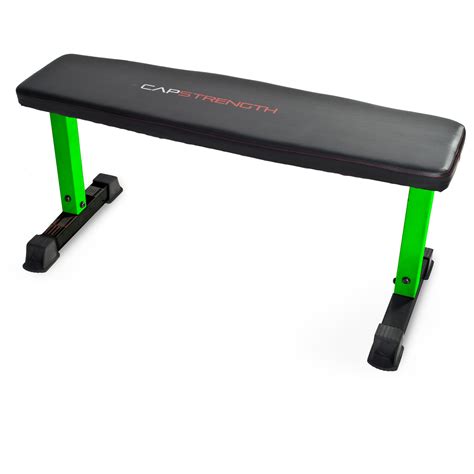 CAP Strength Flat Utility Weight Bench (600 lb Weight Capacity), Green - Walmart.com