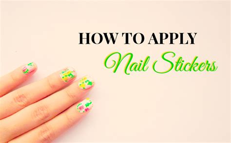 How To Apply Nail Stickers - Tutorial | Beauterazzi | Beauty Blog, Makeup Reviews and Swatches