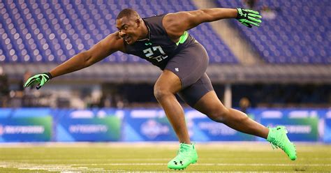 The combine's most disastrous 40-yard dash ever? A year ago, Chris Jones took it in stride | FOX ...