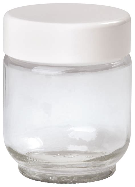 6-Oz. Glass Jars for Euro Cuisine YM80 and YM100 Yogurt Makers (8-Pack) White GY1920 - Best Buy