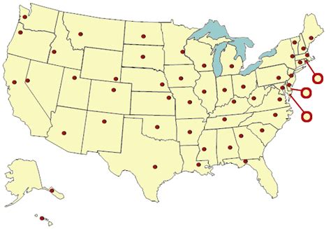 Usa States And Capitals Map Quiz - CLAUDETEMAKI