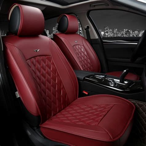 129.84US $ |(6 Colors) Luxury Leather Car Seat Cover Universal =sport Car Seat Covers Whole ...