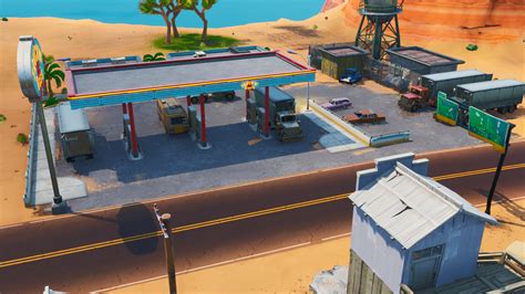 Where to spray 3 different gas stations - All Fortnite gas station locations - Fortnite Insider