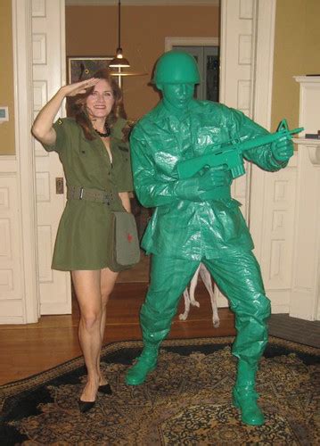 Plastic Green Army Man Halloween Costume