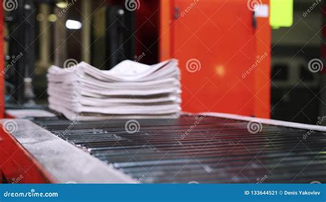 Newspaper Printing Process in Printing House Stock Video - Video of circulation, machines: 133644521