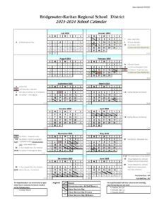 Bridgewater School District Calendar 2024-2025 (New Jersey)