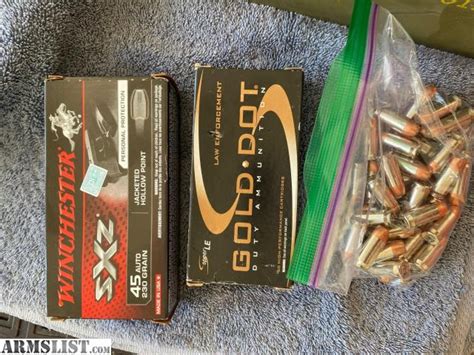 ARMSLIST - For Sale: .45 ACP Ammo