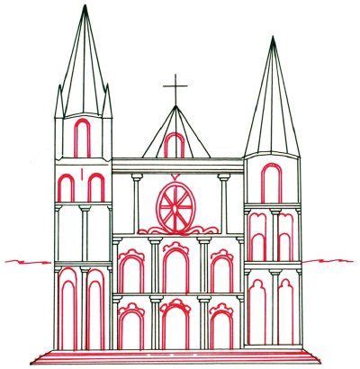 Gothic Architecture Drawing Easy ~ 16 Italian Architecture Drawings On Behance | Bodemawasuma